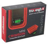 Truweigh Mini Crimson Collapsible Bowl Scale in Red, Compact Design, 100g x 0.01g Accuracy
