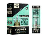 Twisted Hemp Fully Twisted CBD & CBG Cigarillo in Gelato 33 flavor, compact and portable design