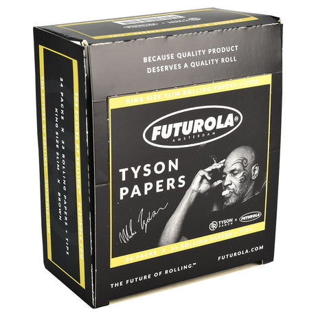 Tyson Ranch x Futurola King Size Slim Rolling Papers 24 Pack Front View