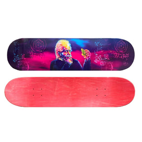 V Syndicate T=HC2 Genius-Themed Skateboard Decks and Rolling Tray Set, Front View