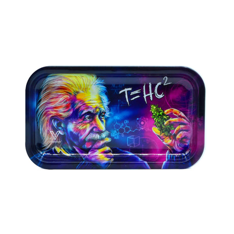 V Syndicate T=HC2 Einstein Rolling Tray - Colorful Novelty Design, Compact Size