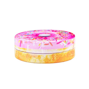 V Syndicate Donut 2-Piece SharpShred Grinder, Compact & Portable, Front View