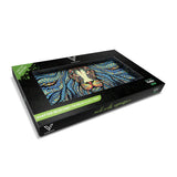 V Syndicate Tribal Lion Glass Rollin' Tray - Medium Size, Shatter Resistant