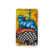 V Syndicate Caterpillar Nonstick Grinder Card with colorful, fun design, compact and portable