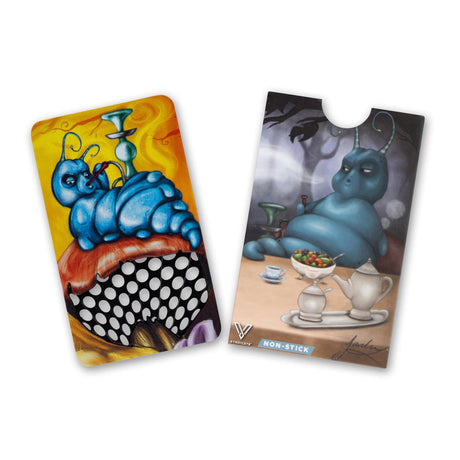 V Syndicate Caterpillar Grinder Card with colorful, novelty artwork, compact and portable design