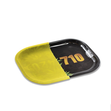 V Syndicate Hybrid 420/710 Rollin' Tray, Medium Size, Black with Green and Yellow Design