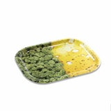 V Syndicate Hybrid Buds/Oil Rollin' Tray - Medium Size, Angled View on White Background