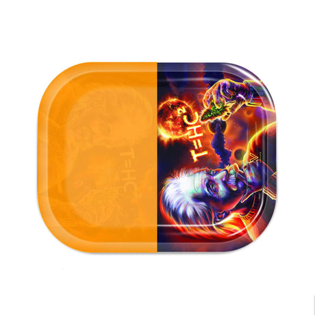 V Syndicate Hybrid T=HC2 Genius Tray in vibrant colors, perfect for rolling herbs, medium size, top view