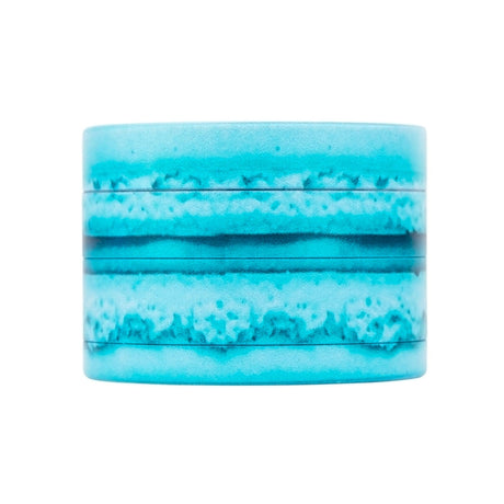 V Syndicate Macaron Blueberry 4-Piece SharpShred Grinder, Front View on White