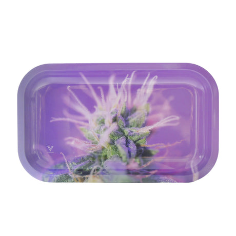V Syndicate Pink Lemonade Metal Rollin' Tray in Medium Size with Cannabis Design