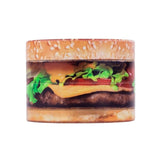 V Syndicate Quarter Pounder SharpShred Grinder, 4-Piece, Fun Burger Design, Front View