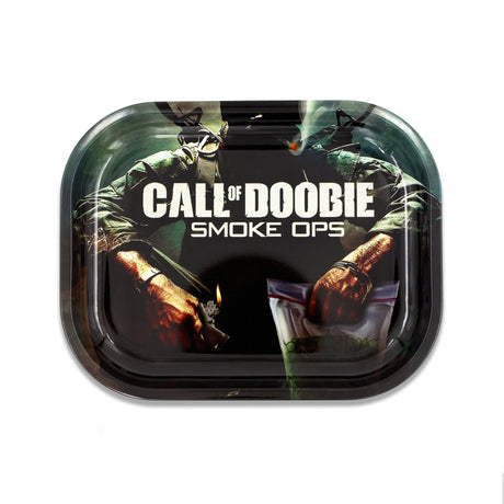 V Syndicate Call of Doobie Metal Rollin' Tray - Compact and Portable Design