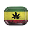 V Syndicate Rasta Leaf Metal Rollin' Tray in Small Size with Rastafarian Colors Top View