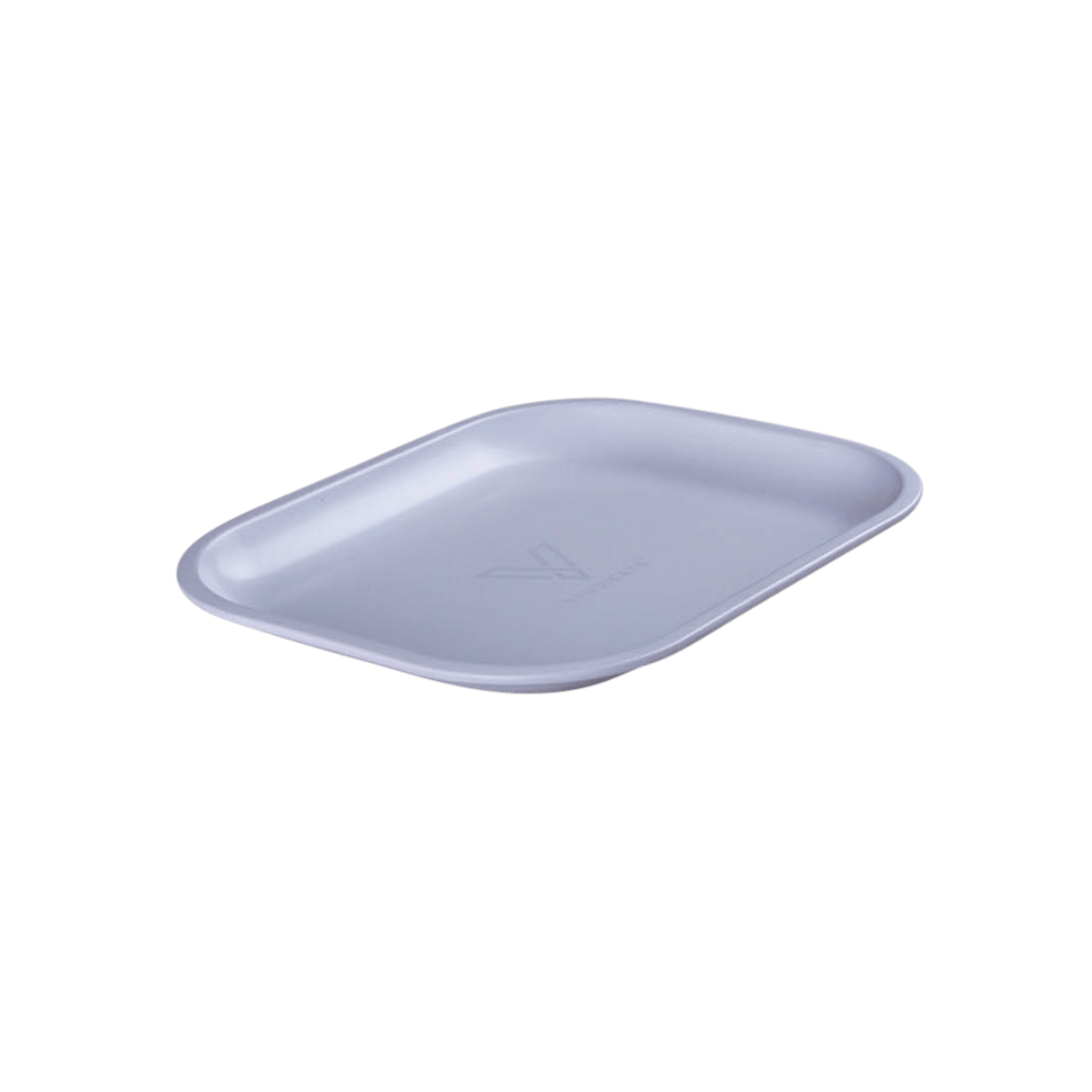 V Syndicate V Class White Metal Rollin' Tray, Compact Design, Top View