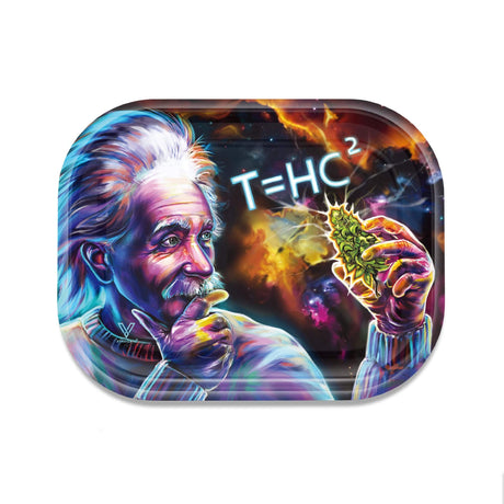 V Syndicate T=HC2 Einstein Black Hole Metal Rollin' Tray - Compact and Colorful