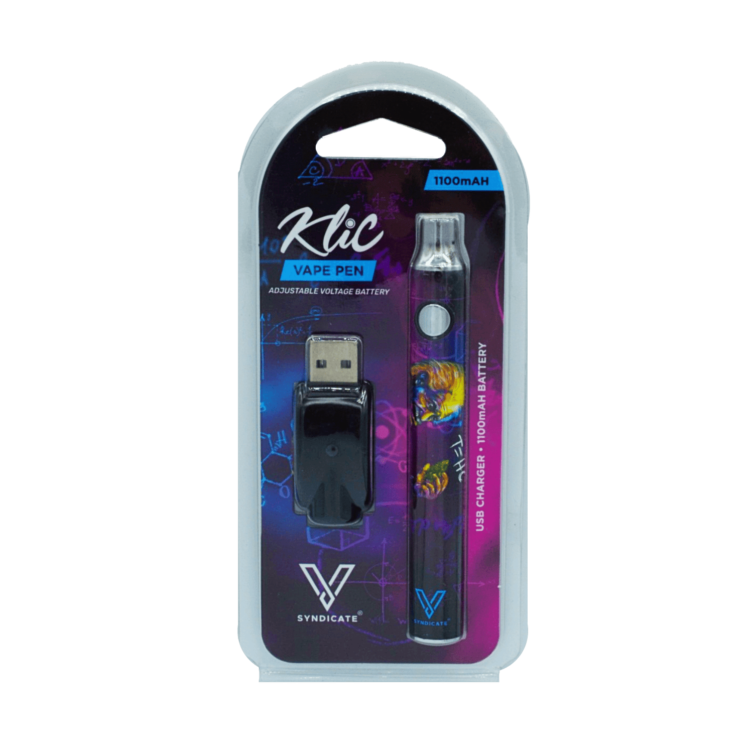 V Syndicate T=HC2 Einstein Adjustable 510 Vape Battery - Dual Power DankGeek V Syndicate T=HC2 Einstein Adjustable 510 Vape Battery - Dual Power DankGeek