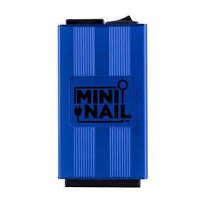 MiniNail Flower Wand Kit in Blue - Compact and Portable E-Nail Front View