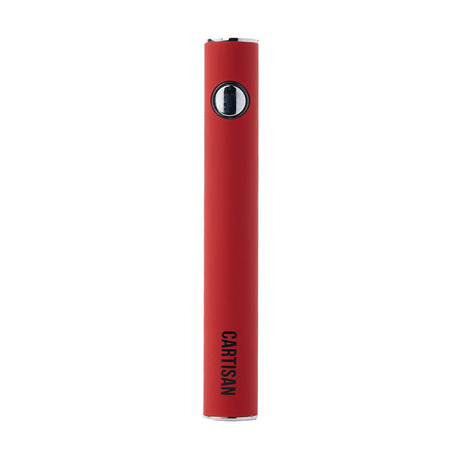 Cartisan Button VV 900 Red Vaporizer with USB-C Charging - Front View
