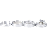 Valiant Aluminum Grinder 62mm - 4-Part Design, Portable with Assorted Colors Option, Top View