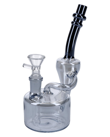 Valiant Painting Bubbler with Quartz Bowl, 6in, Portable Design, 90 Degree Joint, Front View