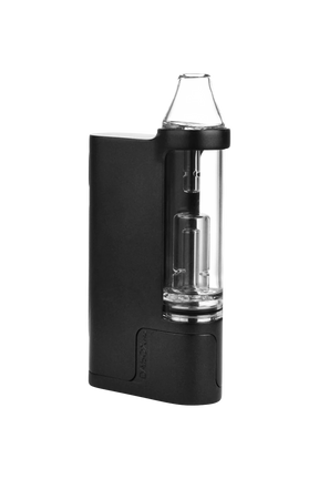 Vivant Dabox Pro Wax Vaporizer in black, portable design with quartz coil, side view