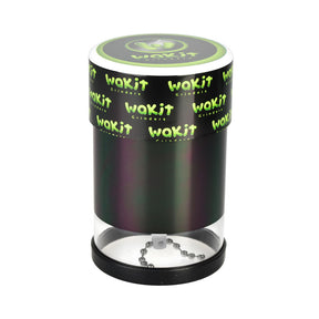 Wakit KLR Series Electric Grinder on white background, front view, with 400mAh battery
