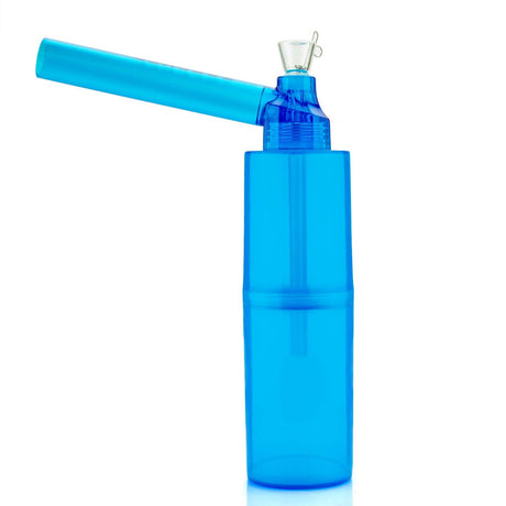 PILOT DIARY Portable Toppuff Water Bottle Pipe Kit in Blue - Front View