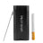 PILOT DIARY Metal Dugout One Hitter in Black with Cigarette Bat and Poker - Front View