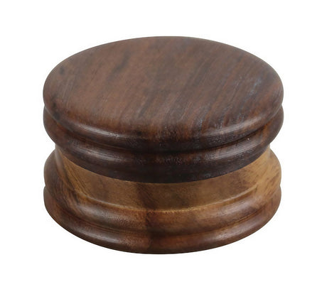 2" Ben Franklin Wood Grinder - Compact 2-Part Design with Smooth Finish