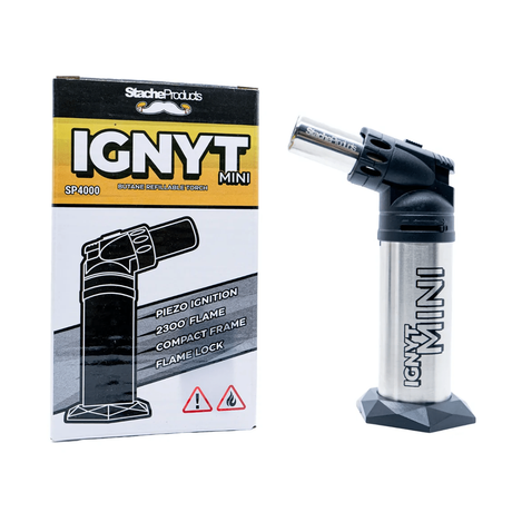 Stache Products Ignyt Mini Torch with Precision Dial & Flame Lock