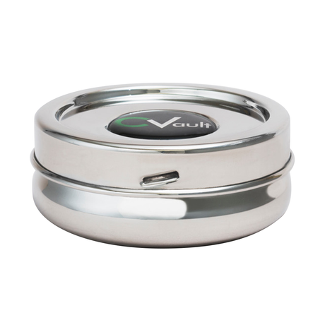 Front view of FreshStor CVault Storage Case Large - XS Twist with secure closure