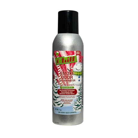 Smoke Odor 7oz Enzyme Odor Eliminator Spray 'Chill' scent, front view on white background