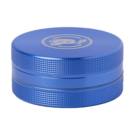 BIGFUN! Medium 2pc Grinder in Sea Blue, Front View, Compact and Durable with Fine Teeth