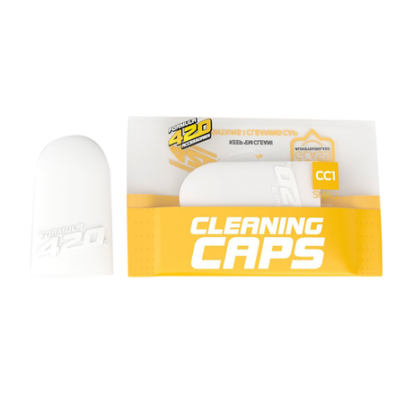 Formula 420 Cleaning Kit with Cleaning Caps and Solution - Front View on White Background