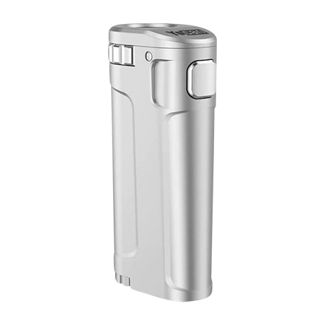 Yocan UNI Twist in Silver, 650mAh Zinc Alloy Portable Mod for Vaporizers, Side View