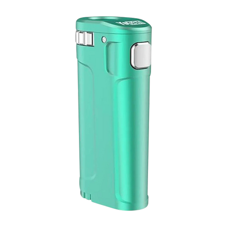 Yocan UNI Twist Portable Mod in Green, Zinc Alloy, 650mAh Battery, side view on white background