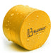 GC 2.5" Yellow Ceramic Herb Grinder by Blue Bus Fine Tools with Water Drops