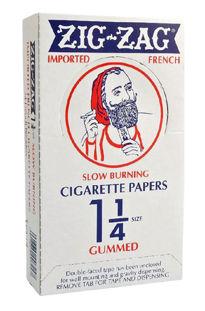 Zig Zag Orange 1 1/4 Slow-Burning Rolling Papers 24 Pack Front View